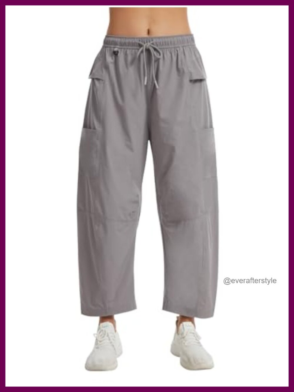 Women's Baggy Barrel Hiking Cargo Pants Waterproof UPF 50+